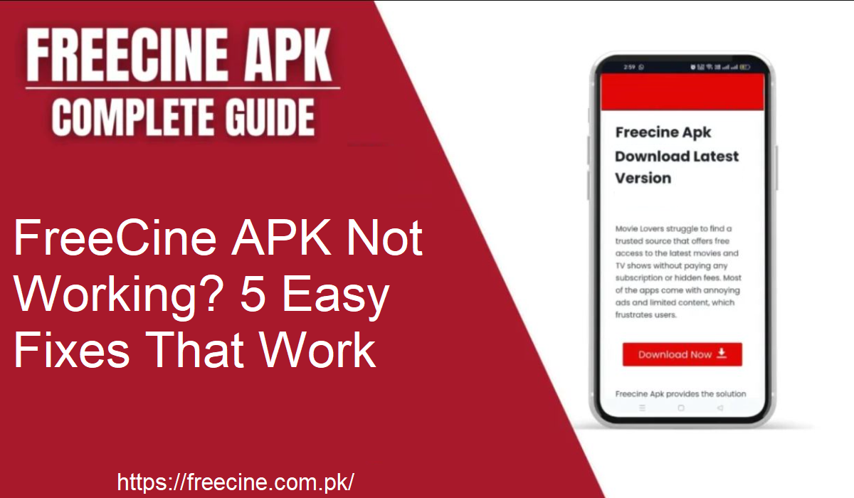 FreeCine APK Error Fix